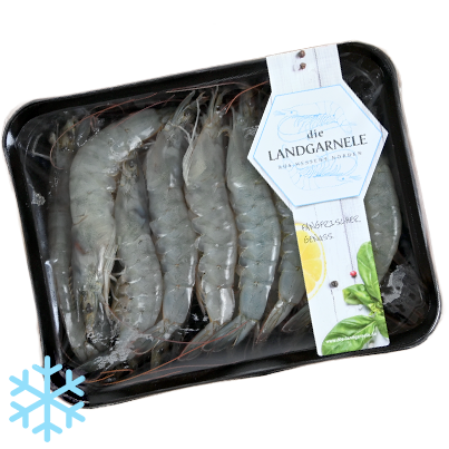 Landgarnele in Verpackung